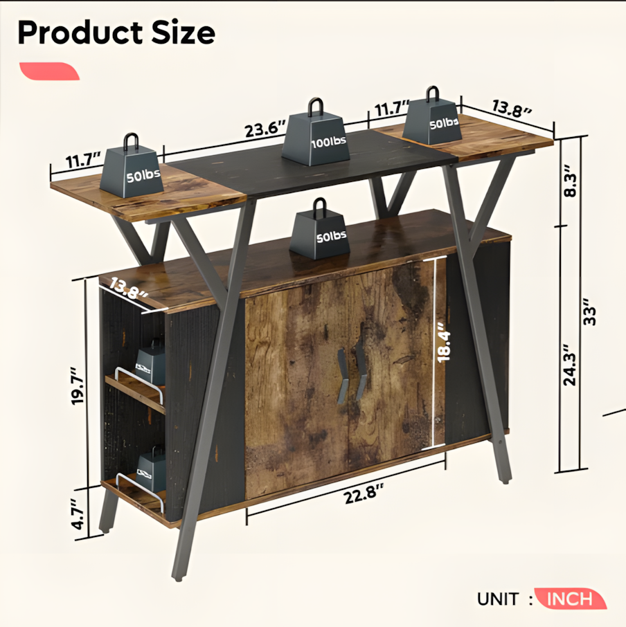 Linneman Kitchen Island Organizer Rack - Image 4