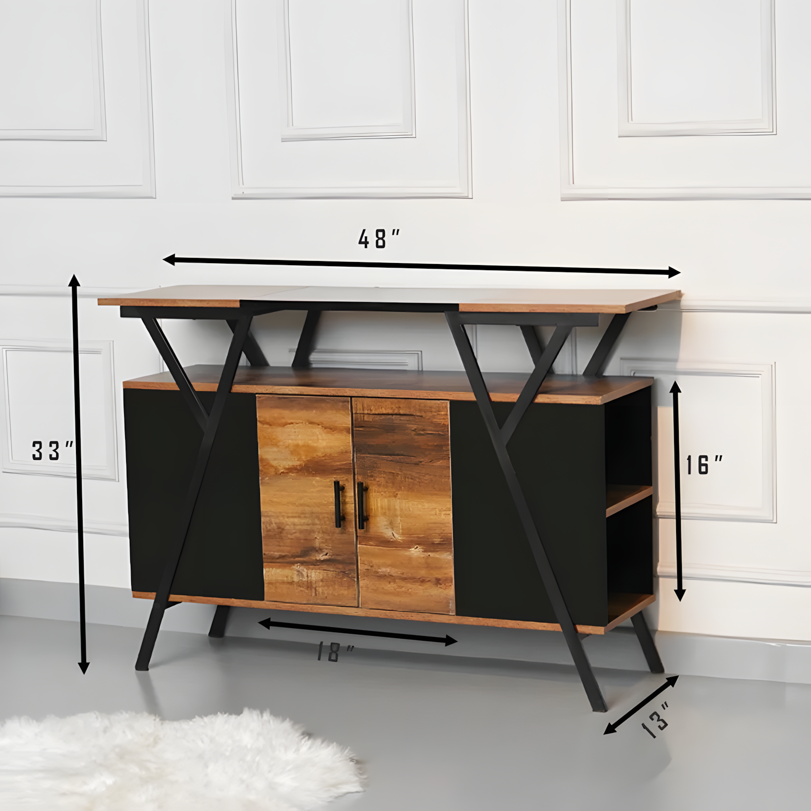 Linneman Kitchen Island Organizer Rack - Image 7