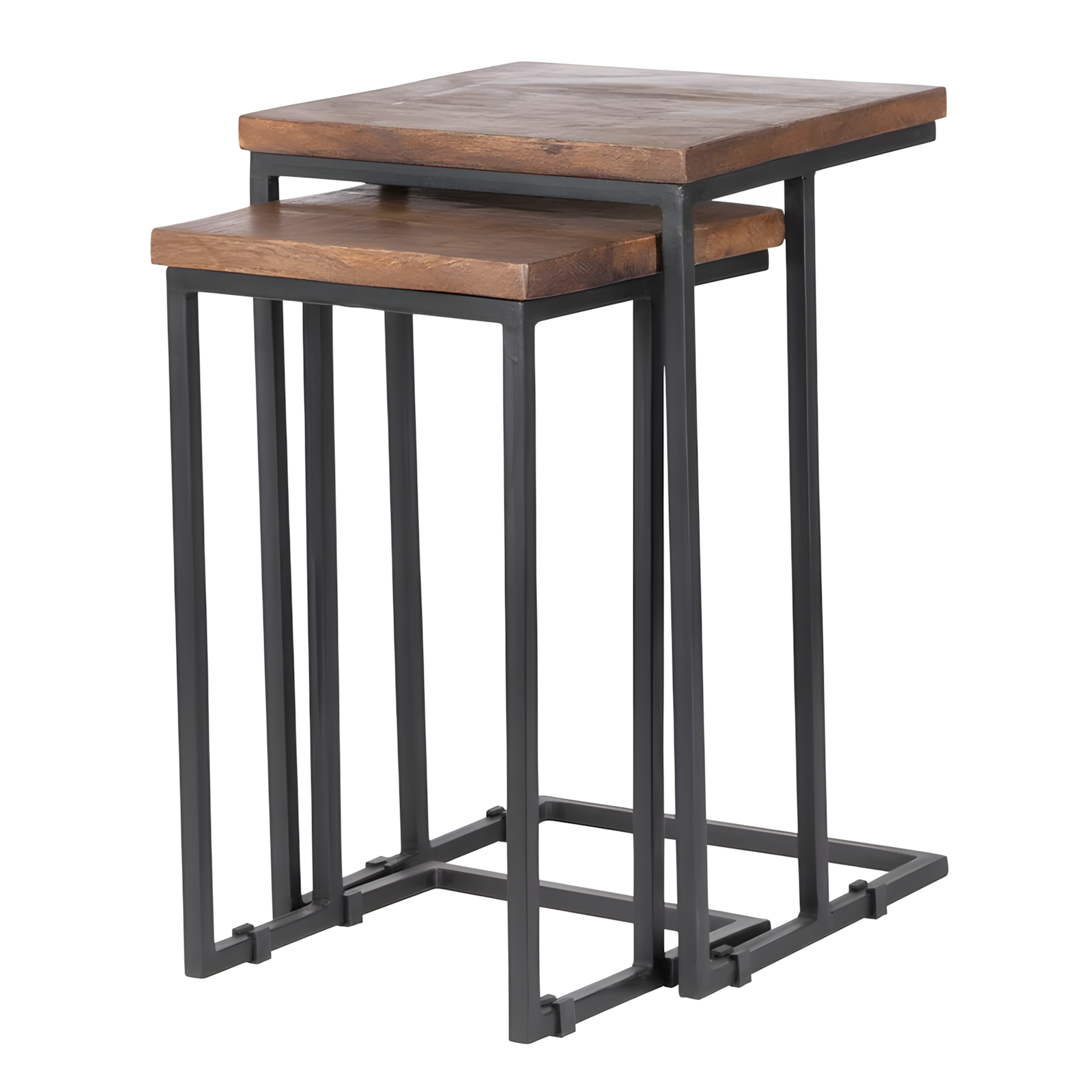 Strine Living Lounge Sofa Side Nesting Tables Set (2 Piece) - Special - Image 3
