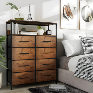 Armove Dresser Bedroom Lounge Living Room Cloth Fabrics Storage Table Rack