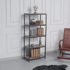 Arturs Bookcase Storage Organizer Rack (5-Tier) - Special