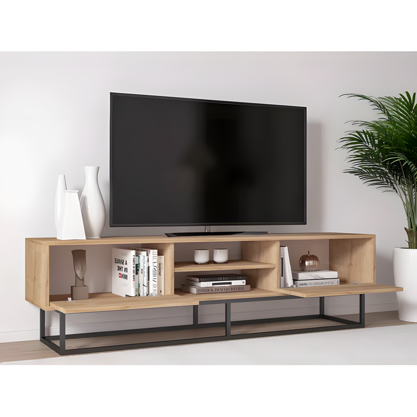 Fitzgibbon LED Media Living Lounge Console Table